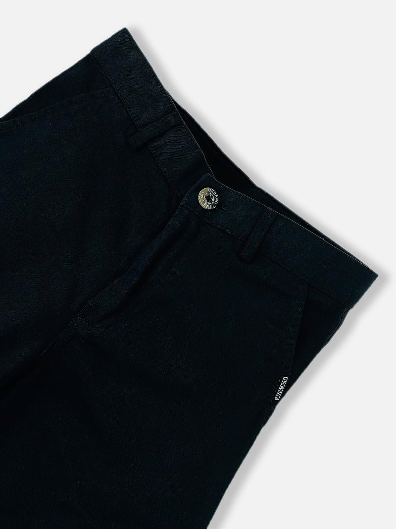 Urbano Juniors Boy's Navy Loose Baggy Fit Solid Cargo Chino Pant with 6 Pockets Non-Stretchable (junchicarlsboy-oa2-navy-9-10) - Image 4