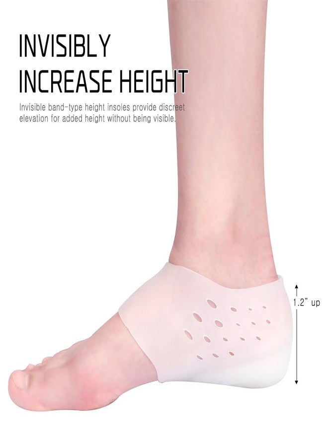 FOOTINSOLE.COM Invisible Height Increase Insoles – Comfortable & Discreet Shoe Inserts for Men & Women (with Holes, 2 Pairs) - Image 2