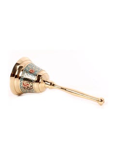 QUESERA QUESERA Premium Brass Pooja Puja Bell Ghanti, for Poojan Purpose, Spiritual Gift Item, Made of 100% Solid Brass | Pooja Praying Idol | Home Decor | Brass Decor.  - Image 2