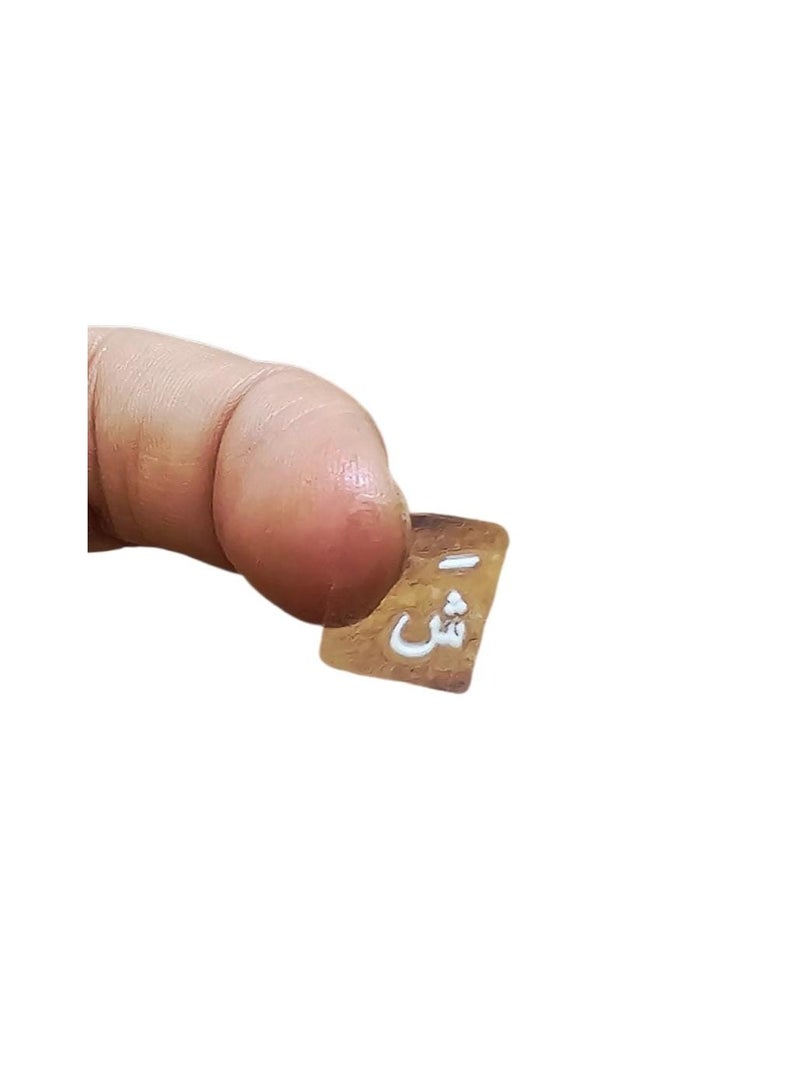 استيكر حروف طباعة شفاف عربي – بيتطبع مباشرة على أزرار الكيبورد، وضوح عالي ضد المسح والبهتان، سهل التركيب ومناسب لجميع أجهزة اللاب توب والكيبورد - Image 1