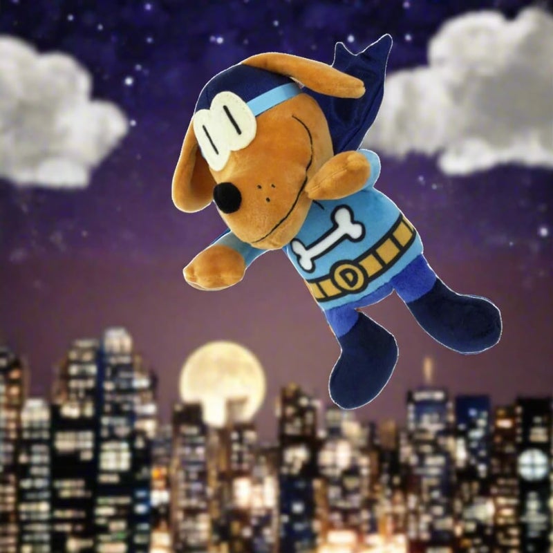 MerryMakers Dog Man Bark Knight Plush Toy, 9-Inch, from Dav Pilkey's Dog Man Book Series - Image 2