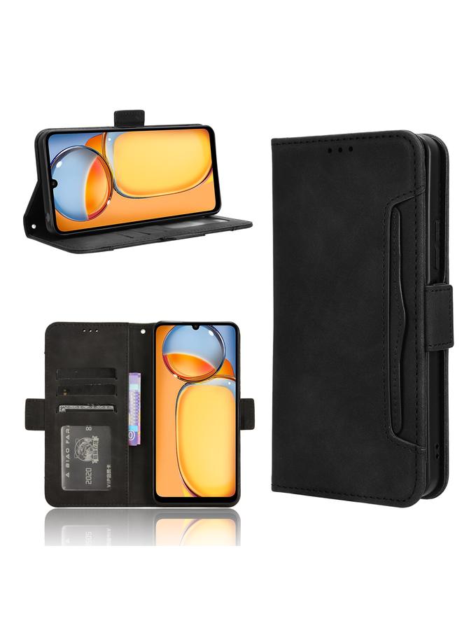 The Bros Case For Xiaomi Redmi 13C 4G / Poco C65 4G Skin Feel Calf Texture Card Slots Leather Phone Case