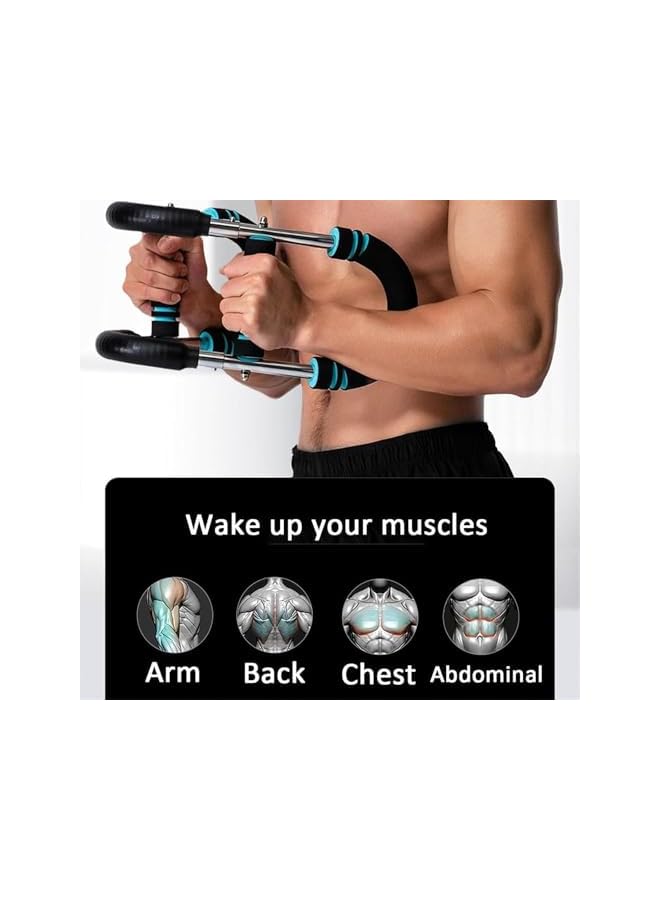 S-TOP Saker Twister Arm Trainer for Men,U Shape Chest Expander,Adjustable Power Twister Bar Chest Shoulder Arm Workout Exercise Equipment,Portable Spring Resistance for Home & Gym - Image 4