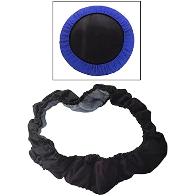 rayihni Trampoline Spring Cover Fits 36 38 40 inch Waterproof Tear Resistant Foam Pad Sponge WaterResistant for Outdoor Safety Fitness Black 40 inches - Image 5