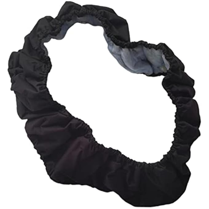 rayihni Trampoline Spring Cover Fits 36 38 40 inch Waterproof Tear Resistant Foam Pad Sponge WaterResistant for Outdoor Safety Fitness Black 40 inches - Image 2