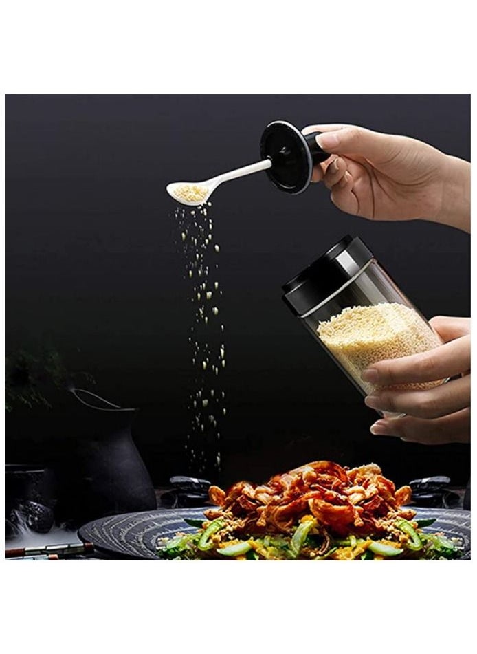 Generic - Spice jar with spoon 250 ml 2 Pieces - Image 1