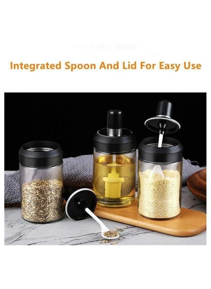 Generic - Spice jar with spoon 250 ml 2 Pieces - Image 1