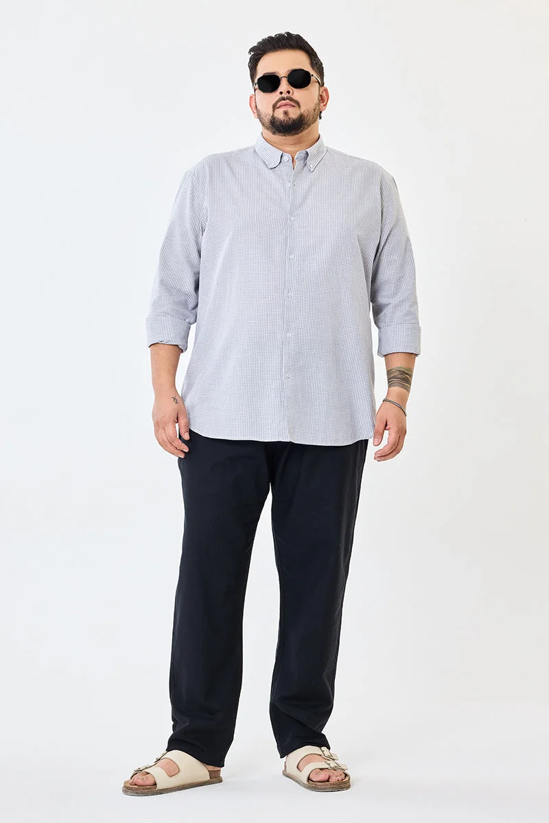 SNITCH 100% Cotton Drawstring Plus Size Trousers