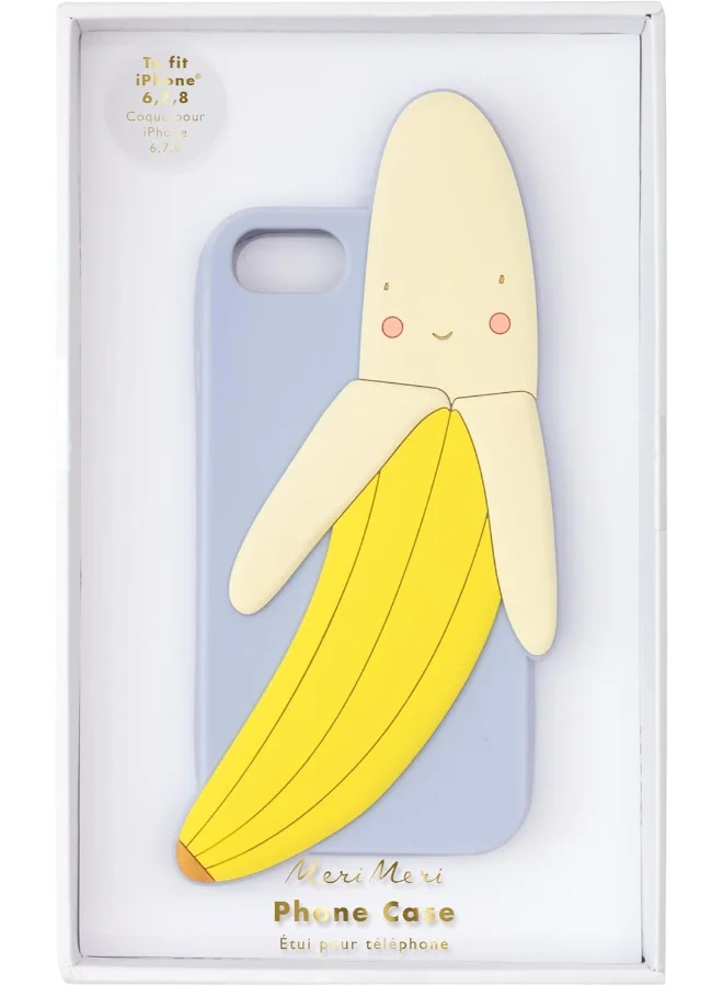 ميري ميري Banana Soft Silicone iPhone Case (6 7 & 8)
