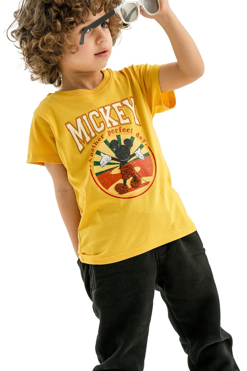 JOCKEY Boy Mickey Printed Summer SS T-shirt
