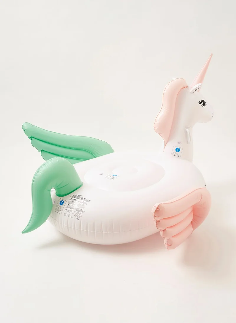 SUNNY LIFE Unicorn Ombre Luxe Ride-On Inflatable Pool Float