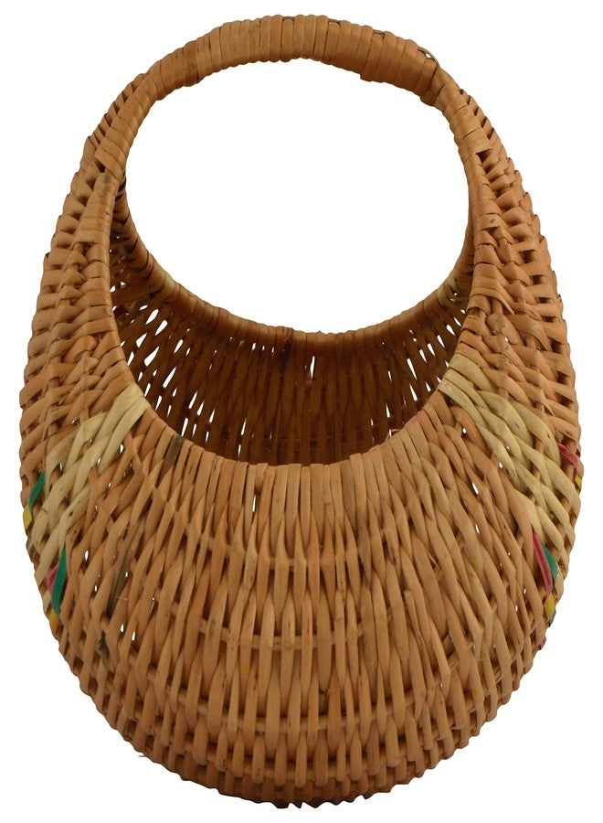 DEVAN HANDICRAFTS سلة تخزين من الخيزران من ديفان هانديكرافتس (بني، 25.4 سم × 25.4 سم × 20.32 سم) - Image 3