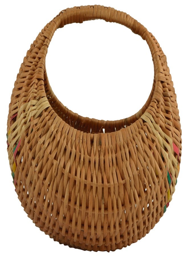 DEVAN HANDICRAFTS سلة تخزين من الخيزران من ديفان هانديكرافتس (بني، 25.4 سم × 25.4 سم × 20.32 سم) - Image 2
