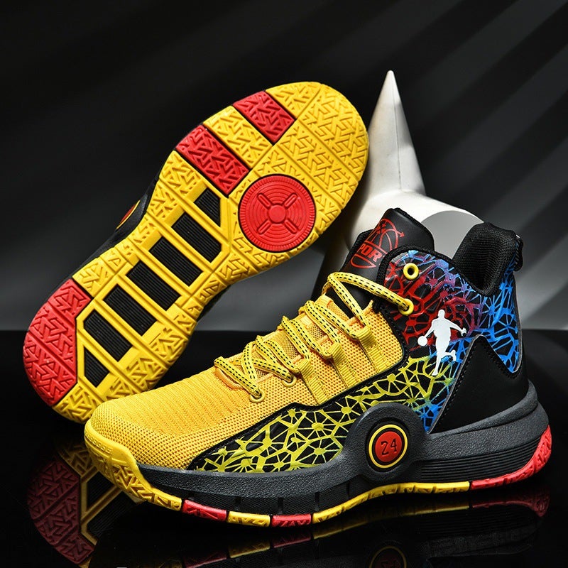Jinjiang Dachang Black Mamba Commemorative No. 24 Basketball Shoes For Boys And Primary School Students Non-Slip Sports Shoes - Image 3