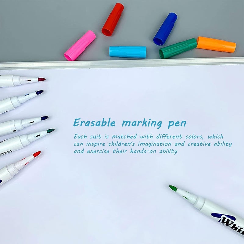 woobles Magical Water Painting Pen, Magical Floating Ink Pen, Float in Water Markers, Doodle Water Floating Pens, Magic Water Painting Pen for Kids (12 colors) 12 colors - Image 5