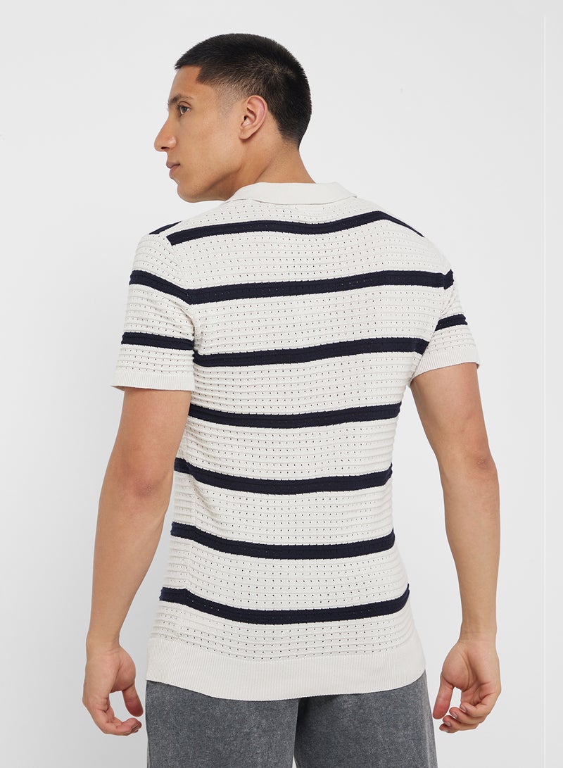 BRAVE SOUL Knitted Polo Shirt - Image 2