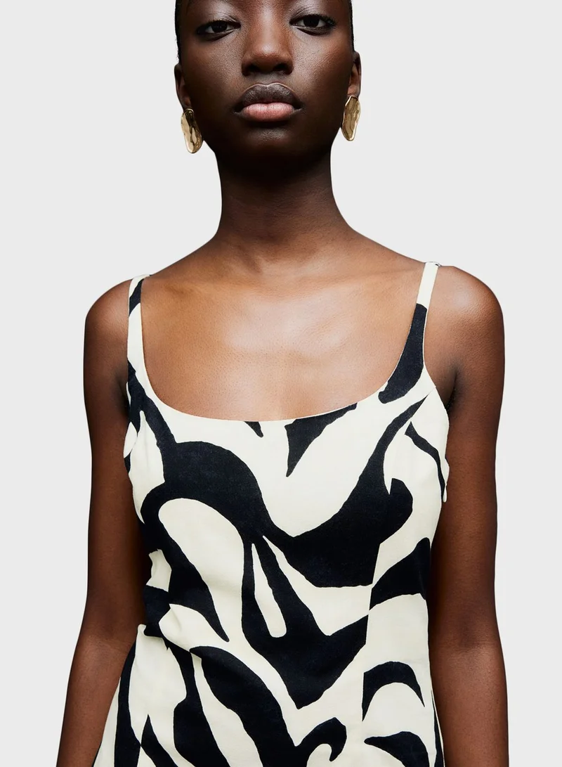 H&M Abstract Bodycon Dress