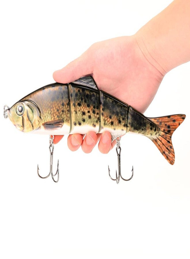 SENYUBBY 5.9-10in Multi Jointed Swimbait Fishing Lures Bait,2 4 8 9 Segment Big Giant Sinking Fishing Bass Lures,Crankbaits Swimbaits with Treble Hook - Image 1
