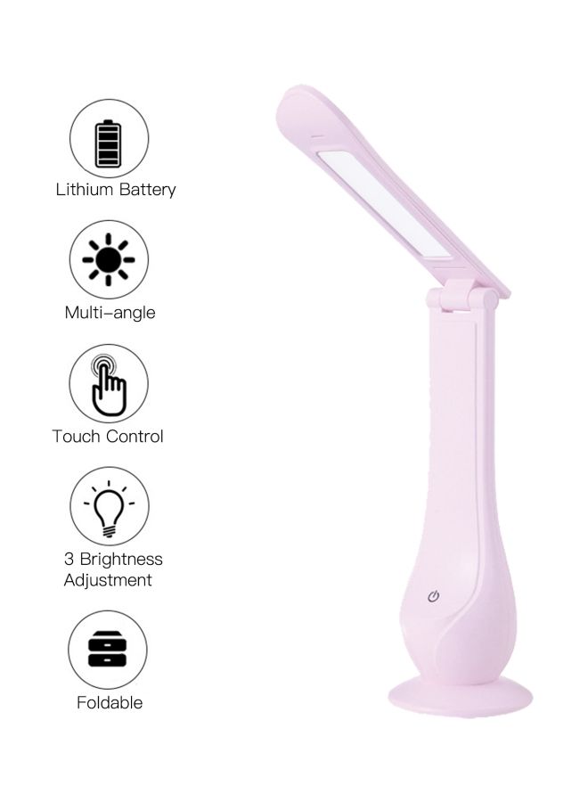 NIBEMINENT Portable Intelligent Eye-Caring Reading Desk Lamp Pink - Image 2