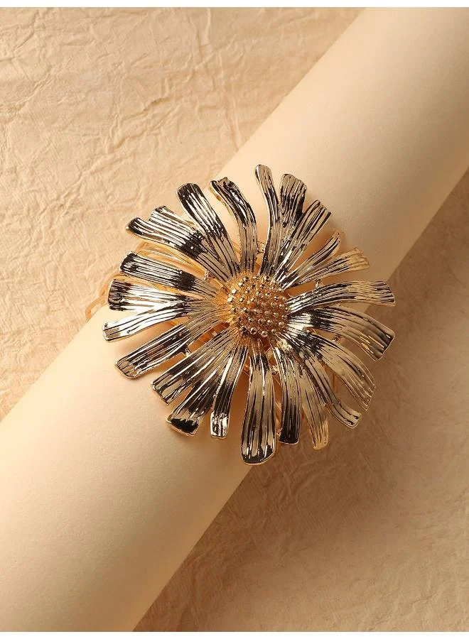 SOHI Sunflower Statement Artificial Bracelet Jewellery
