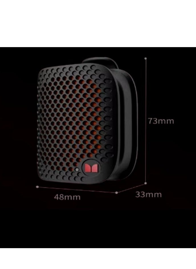 Monster - M3 Wearable Portable Detective Magnetic Speaker Clip-on Bluetooth Speaker TWS Stereo Broadcast Portable Speaker - Image 1