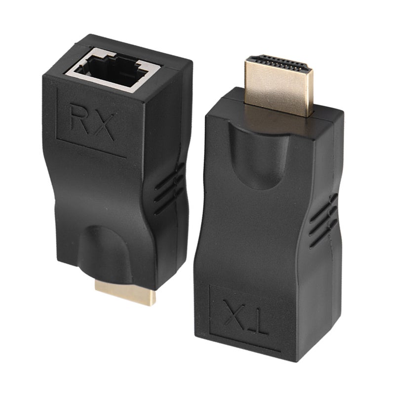 مُحوّل ومرجّع تمديد كابل الشبكة HDMI 2x 30 مترًا إلى RJ45 عبر كابلات CAT‑5e و CAT6 - Image 5