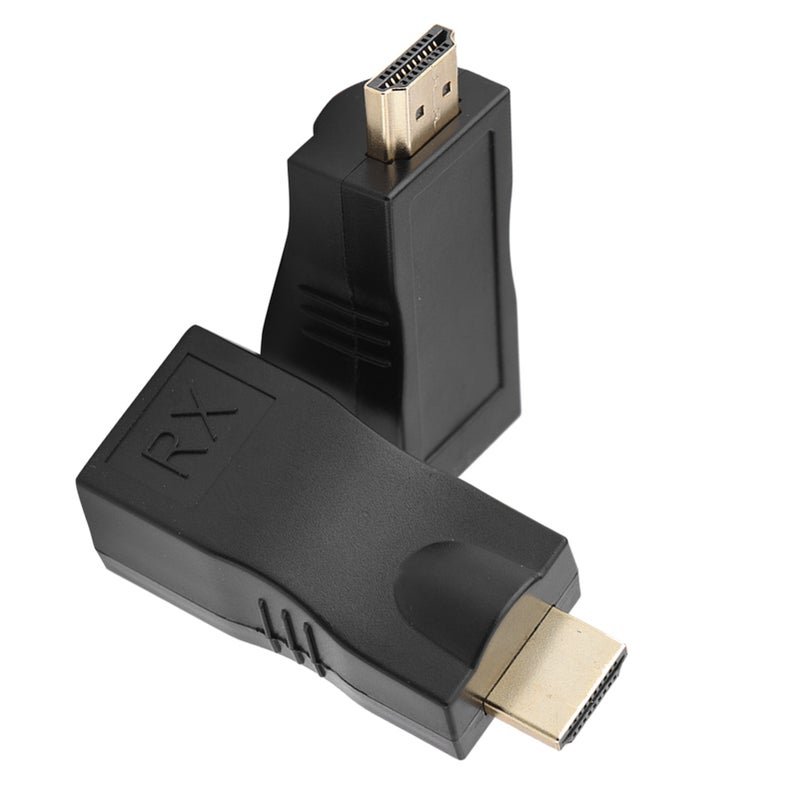 مُحوّل ومرجّع تمديد كابل الشبكة HDMI 2x 30 مترًا إلى RJ45 عبر كابلات CAT‑5e و CAT6 - Image 3