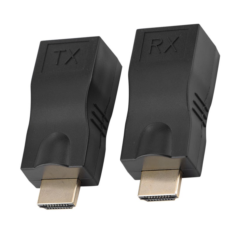 مُحوّل ومرجّع تمديد كابل الشبكة HDMI 2x 30 مترًا إلى RJ45 عبر كابلات CAT‑5e و CAT6 - Image 4