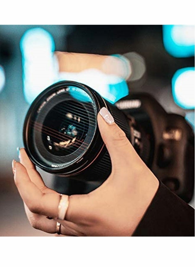 77MM Camera Len Filter, Special Film Effect Camera Len Filter Accessories, Camera Rainbow Glare Film Polarizer, Widescreen Film Polarizer Len Filter, for Professional Photography Lens (Rainbow Glare) - Image 3