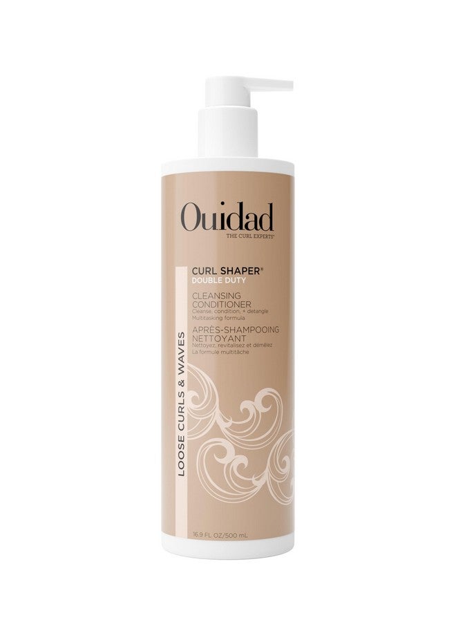 Ouidad Curl Shaper Double Duty Weightless Cleansing Conditioner, 16 Fl Oz, 94116 - Image 1