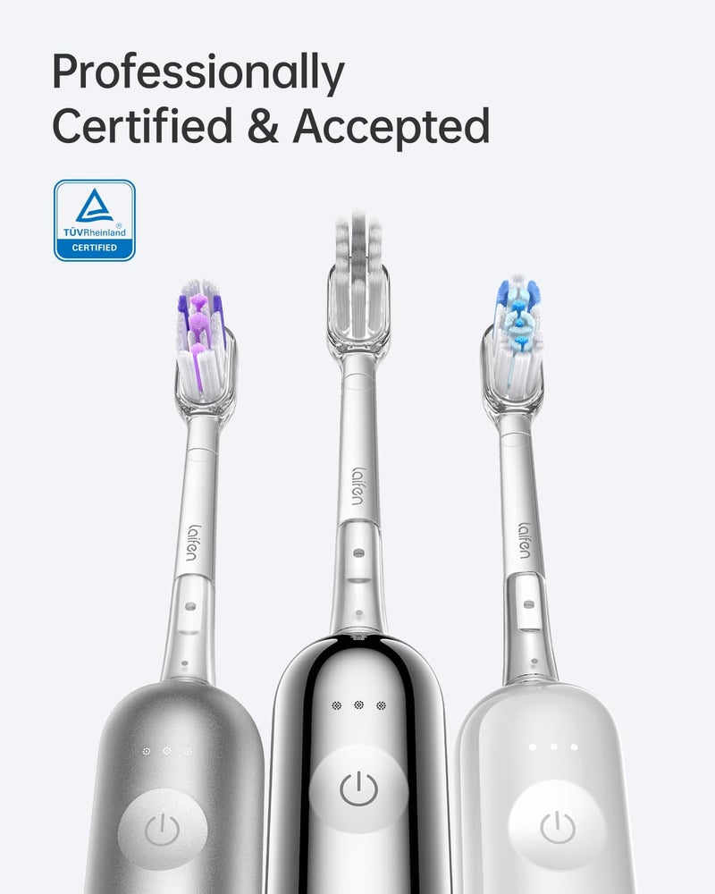Laifen Cushioned Toothbrush Heads 6 Pack, New 2025 Version Replacement Heads Compatible with Wave/Wave Special Electric Toothbrush (Super-Clean) - Image 4