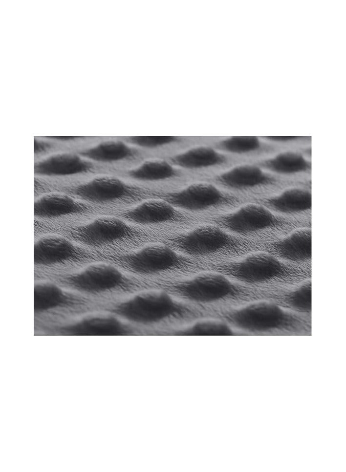 RelaxBlanket 60''x80'' Duvet Cover for Weighted Blanket | Premium Super Soft Minky Dot | Dark Grey-minky Dot - Image 2