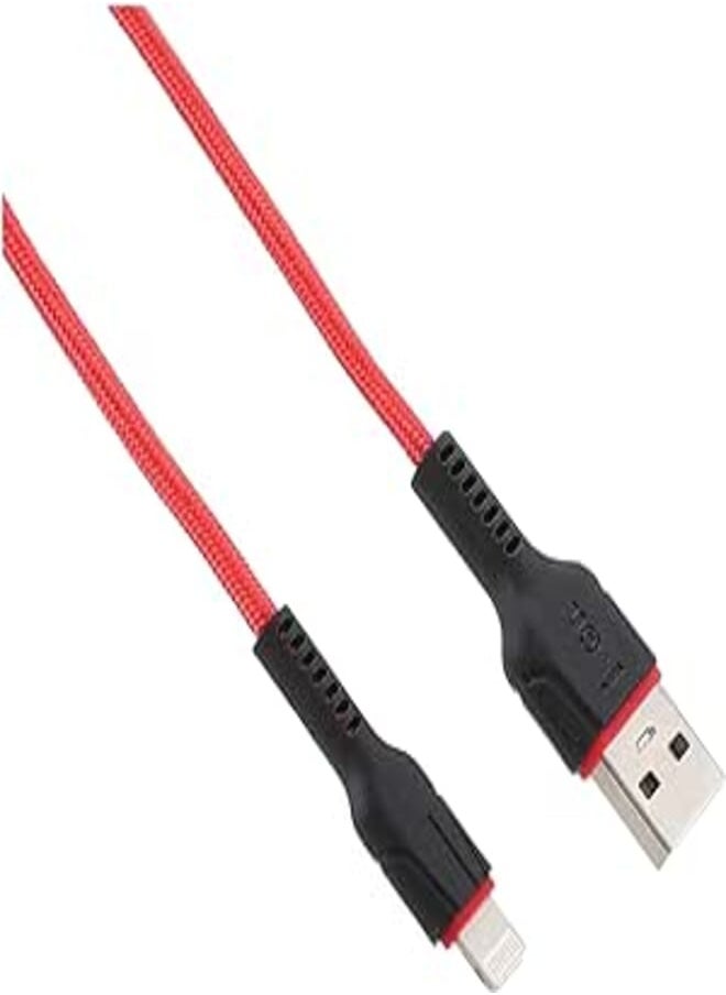 IVON Ivon kx2075 lightning usb fast cable charger and data line, 1m - red 