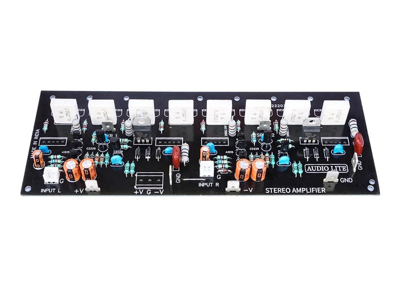 AUDIO LITE 200+200 Watt RMS Stereo Amplifier Board for 2SC5200 + 2SA1943 (Only Driver Section) - Image 2