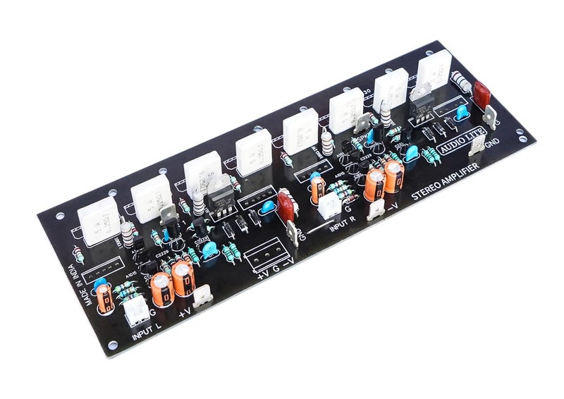 AUDIO LITE 200+200 Watt RMS Stereo Amplifier Board for 2SC5200 + 2SA1943 (Only Driver Section) - Image 1