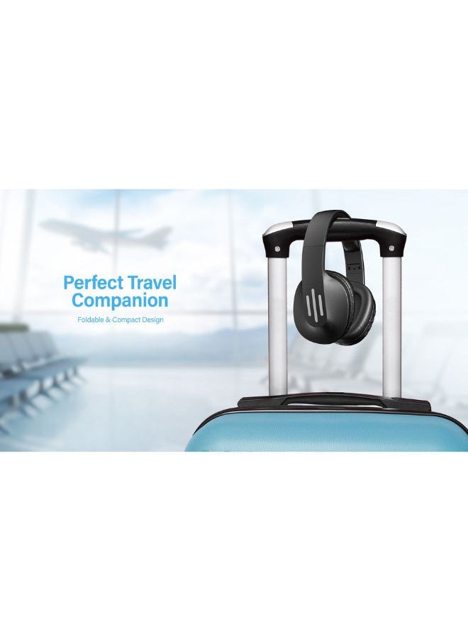 RIVERSONG - Rhythm L9 Over-Ear Wireless Headphones with Foldable Design, Black Color - Image 1