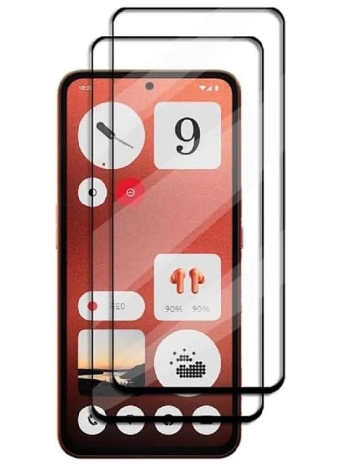 2 Pack Screen Protector for Nothing CMF Phone 1 Tempered Glass Screen Protector 9H Hardness Anti Fingerprint Scratch Resistance for Nothing CMF Phone 1