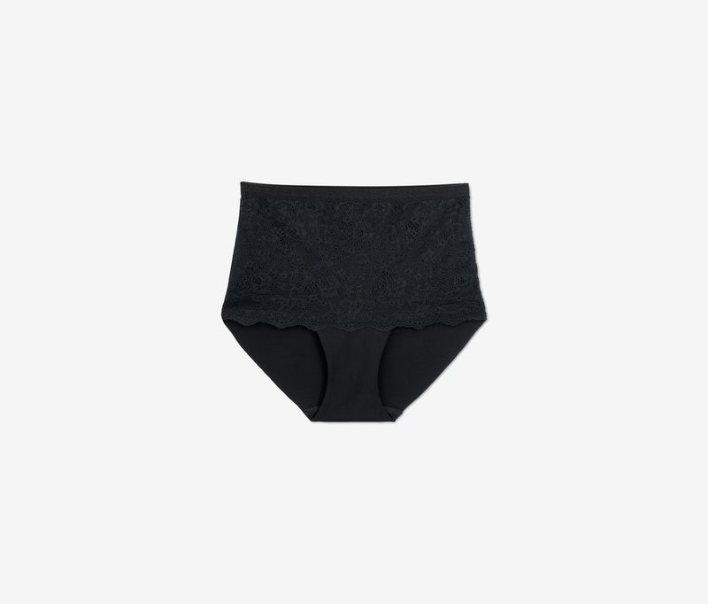Tchibo Women Plain Pull On Panty, Black  - Image 2