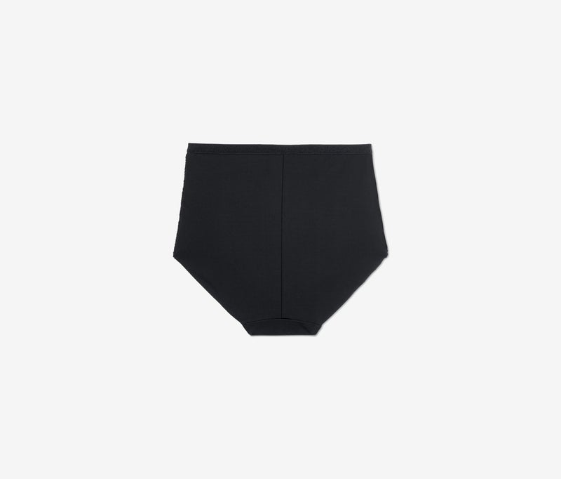 Tchibo Women Plain Pull On Panty, Black  - Image 3
