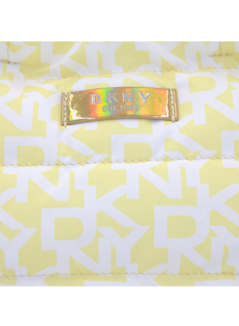 DKNY Signature Puffer Mini Tote Cosmetic Bag, Travel Make up Bag Small, Small Lightweight Cosmetic Bag Storage Bag, Small Makeup Bag, Travel Toiletry Bag - Image 2