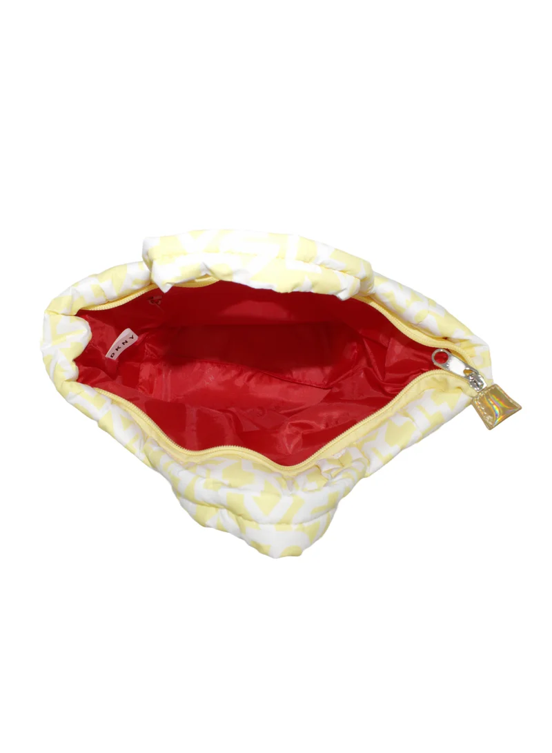 DKNY DKNY Signature Puffer Mini Tote Cosmetic Bag, Travel Make up Bag Small, Small Lightweight Cosmetic Bag Storage Bag, Small Makeup Bag, Travel Toiletry Bag