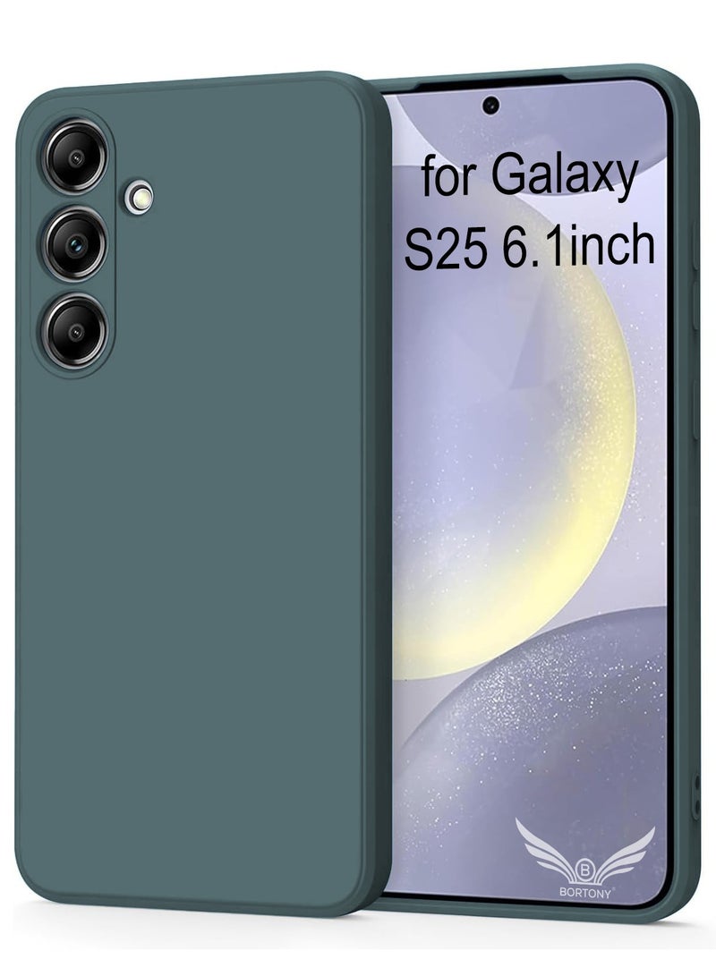 BORTONY Samsung Galaxy S25 Case Liquid Silicone Gel Rubber Anti Scratch Galaxy S25 Cover Protective Case for Samsung Galaxy S25 6.1 Inch - Image 1