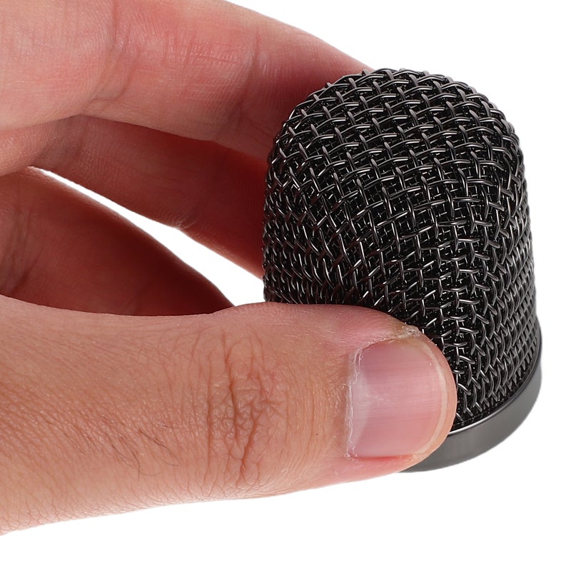 Metal Microphone Grille Replacement Ball Head Mesh Cover for Handheld Mic with Wind Noise Reduction - Image 3