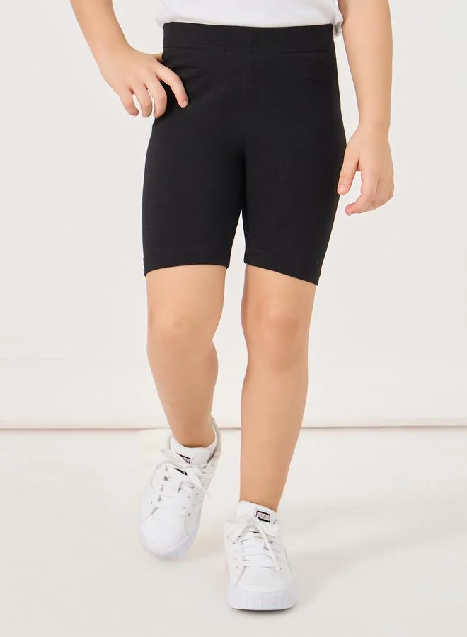 Styli Solid Cycling Cotton Shorts