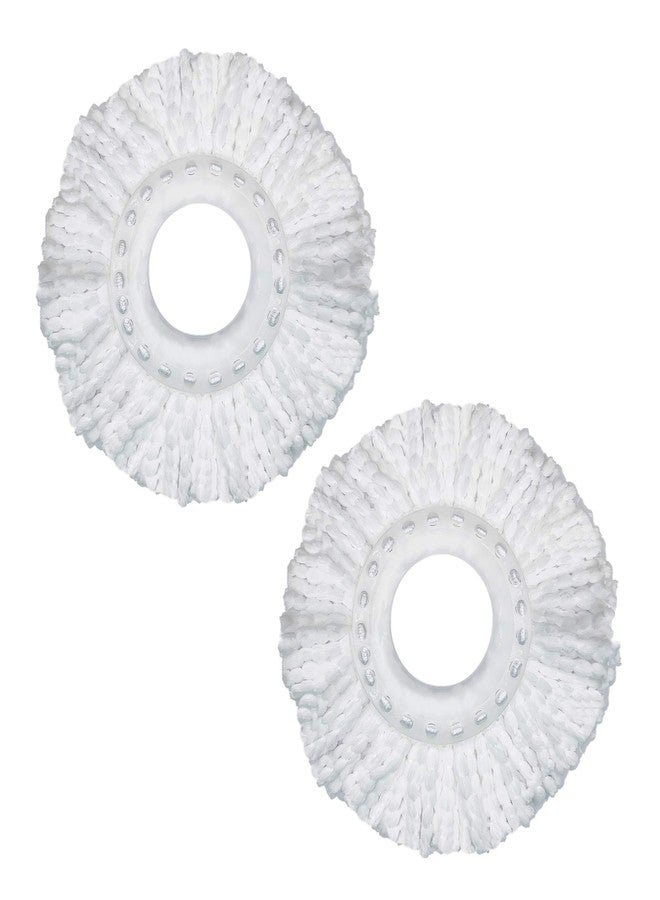 Freshome Extremely Absorbent Premium Microfibre Spin Mop Head Refill for Floor Cleaning (Pack of 2) - Image 1