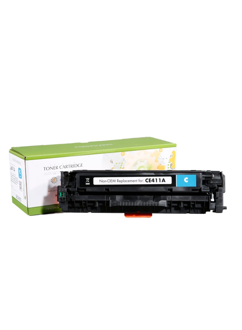 Cyan Premium Compatible Replacement Cartridge For HP CE411A/305A (2600 pages) compatible with HP Color LaserJet Pro 300 M351/M375, and HP Color LaserJet Pro 400 M451/M475, Powered by Static Control