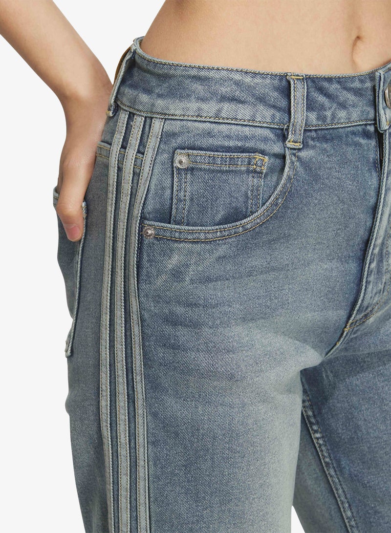 adidas Originals Washed Flair Pants - Image 3