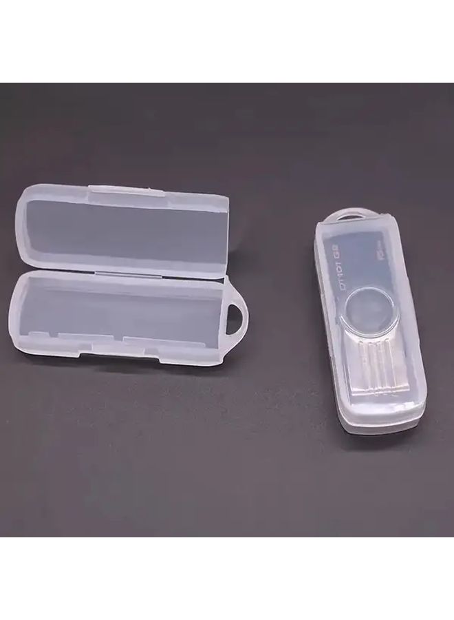 Transparent Plastic Storage Box with Lid Flip Top Design 5 Pcs for Home Organization - Image 2
