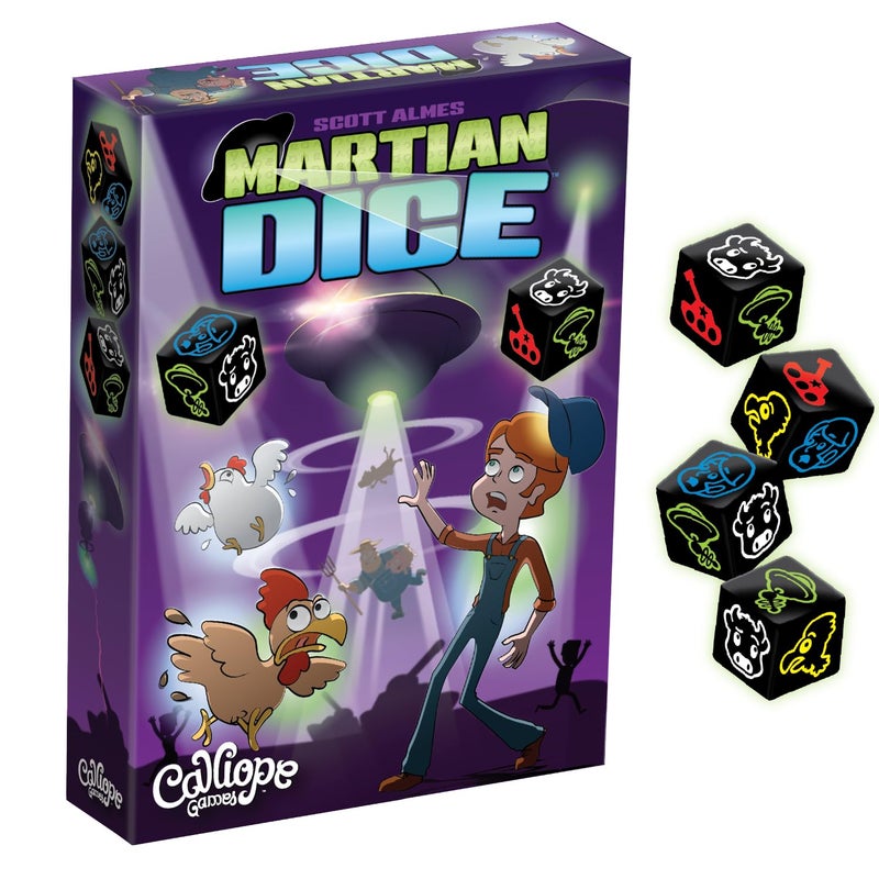 Calliope Martian Dice Crazy Alien Invasion Game PressYourLuck Dice Game for 26 Players Ages 8 up - Image 3