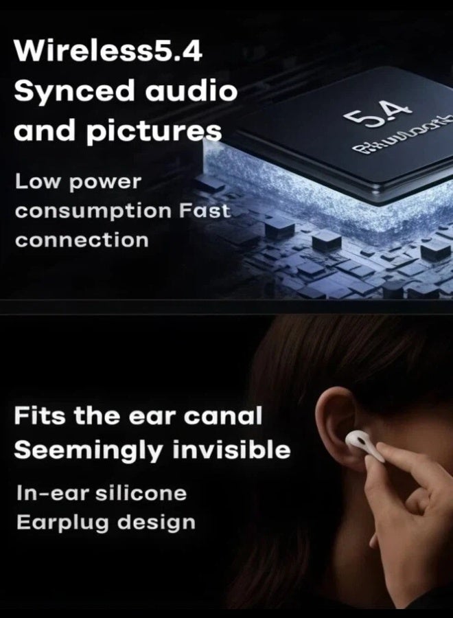 REMAX PD-BT250 True Wireless Earbuds, Stereo Music, Call, Gaming Headset, Bluetooth 5.4, Comfortable Fit, Long Battery Life, Fast Charging, Compact and Portable, With Android/iPhone/iOS Devices, White - Image 2